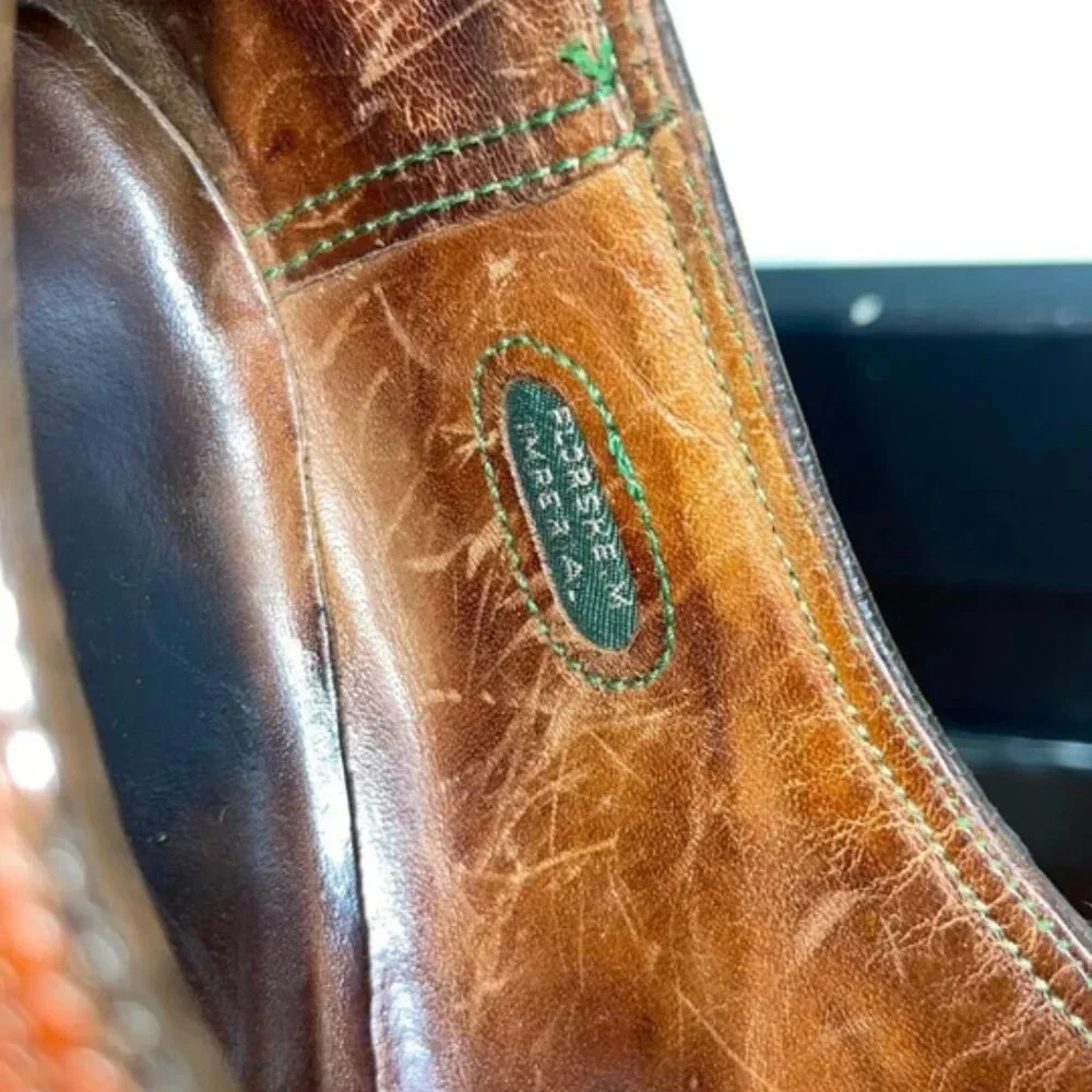 Florsheim Imperial Kenmoor Wingtip Brown Leather‎ Oxford Dress Shoes Men's 9 D